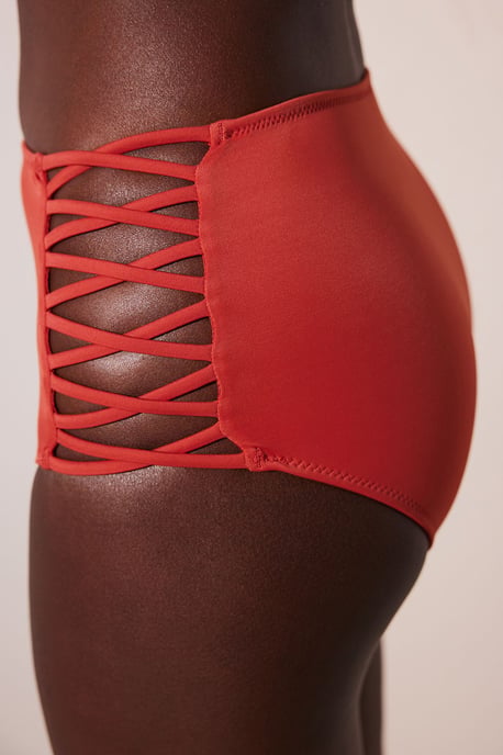 Hoogzwaist Cut-Out Bikini Shorts - Image 2