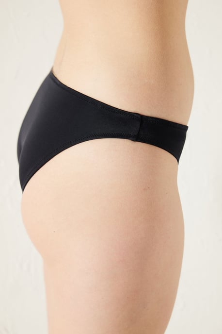 Low-Waist Solid Bikini Bottoms - Image 4