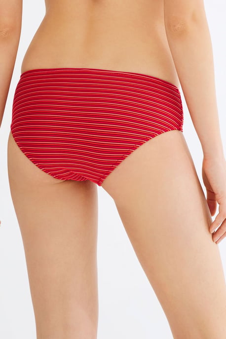 Randiga midjasikta hipster bikiniunderdelar - Image 3