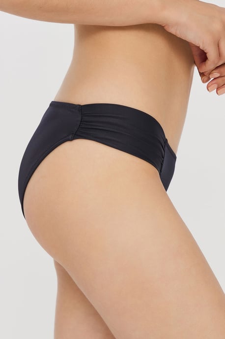 Mid-Waist Solid Hipster Bikini Bottoms - Image 3