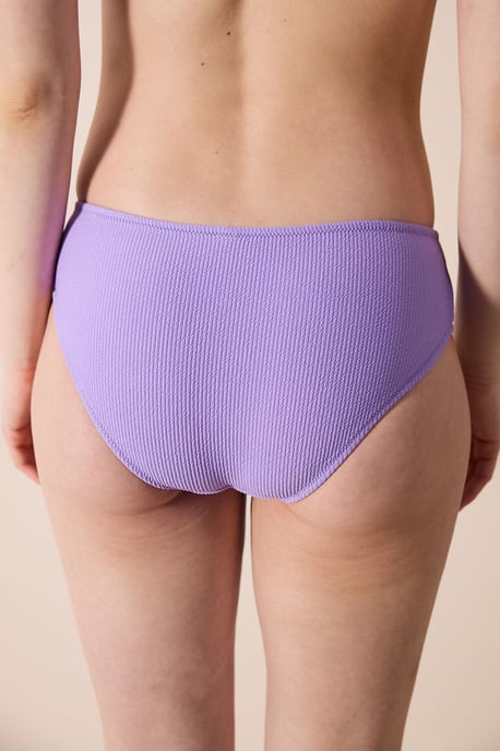 Ribbed Mid-waist Hipster Bikini Bottoms - Image 4