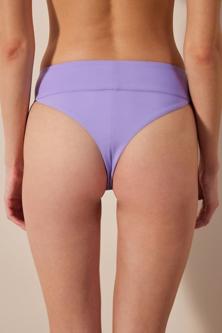Mid-Waist Belted Hipster Bikini Bottoms - Image 2