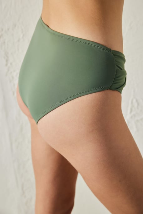 Ribbed Mid-waist Hipster Bikini Bottoms - Image 5