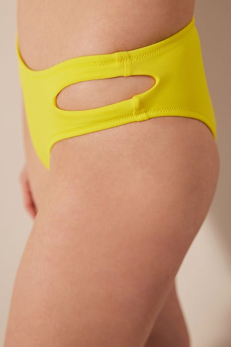 Mid-Waist Cut-Out Hipster Bikini Bottoms - Image 3