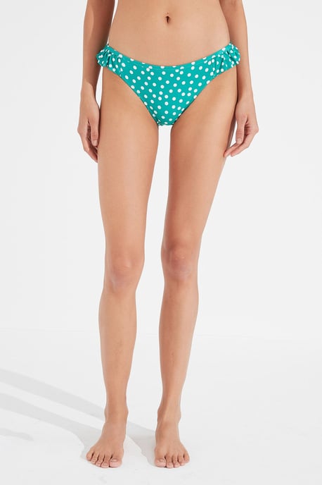 Midjehöga prickiga hipster bikiniunderdelar - Image 1