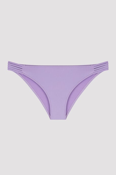 Ribbed Mid-waist Hipster Bikini Bottoms - Image 4