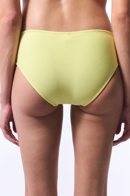 Ribbad Midjehöjd Hipster Bikinibyxa - Image 2