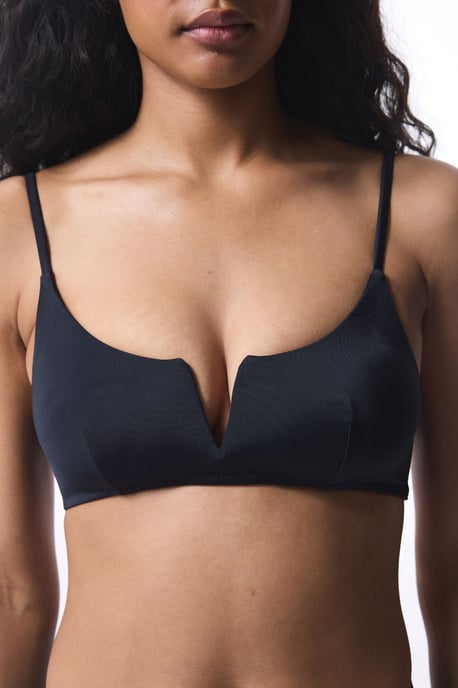 Solid Cut-Out Underwire Bikini Top - Image 3
