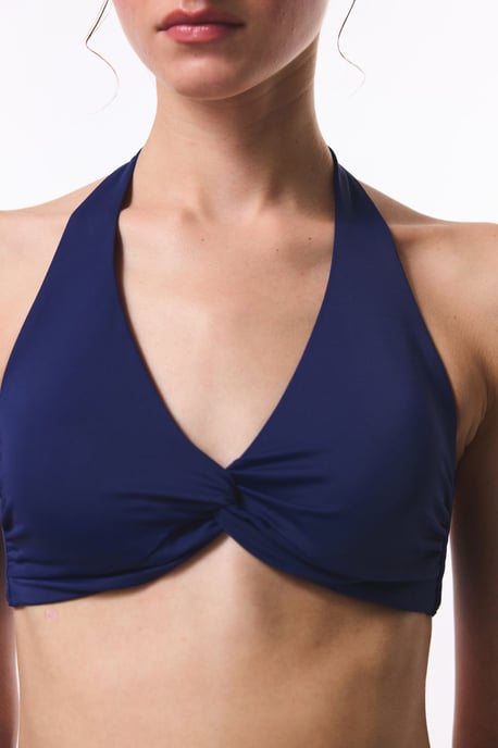 Helfärgad Triangel Halter Bikini Top - Image 6