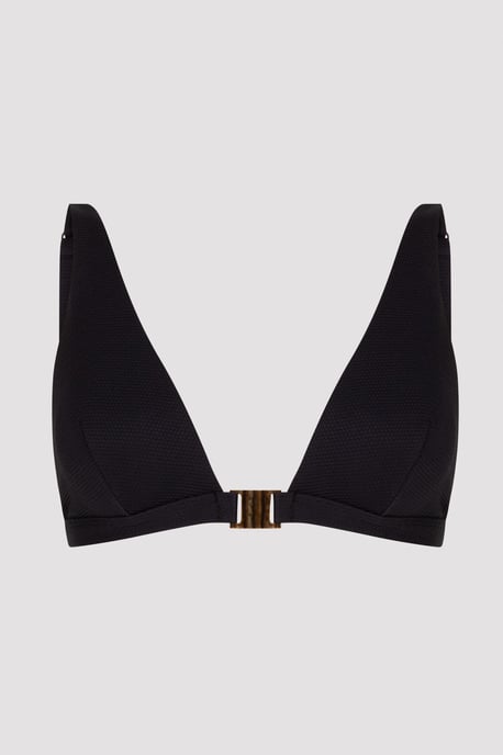 Solid Triangel Bikiniöverdel med Tjocka Band - Image 6