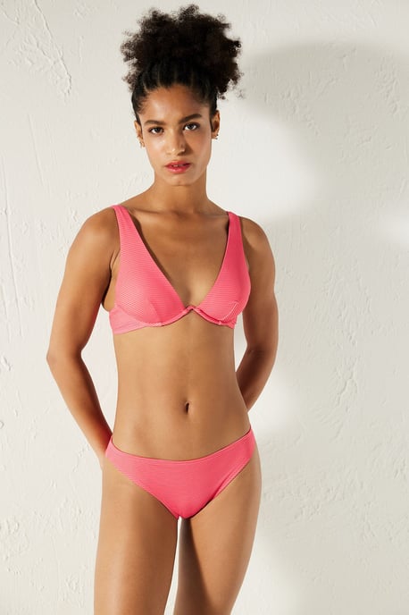 Randig Ribbad Bh-Bikinitopp - Image 1
