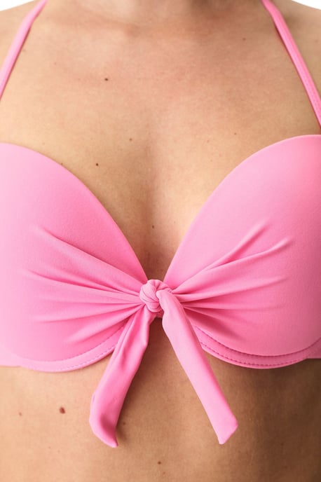 Solid Halter Underwire Bikini Top - Image 4