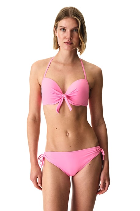 Solid Halter Underwire Bikini Top - Image 5