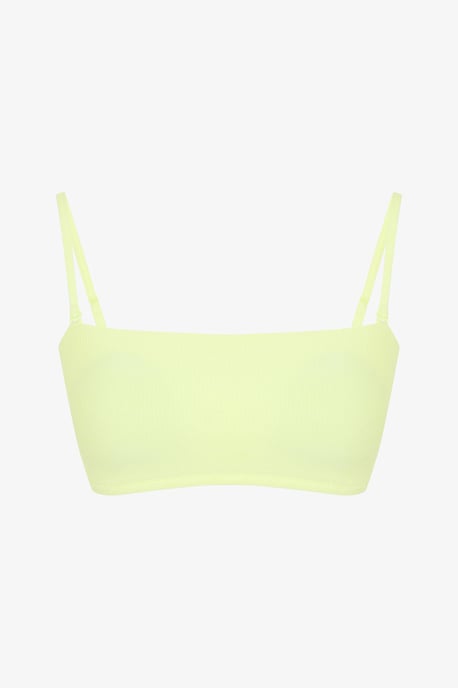 Geribbelde Bandeau Bikini Top - Image 6