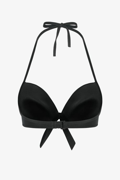 Solid Underwired Halter Bikini Top - Image 6