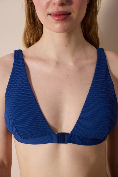 Ribbad Texturerad Bikiniöverdel - Image 4