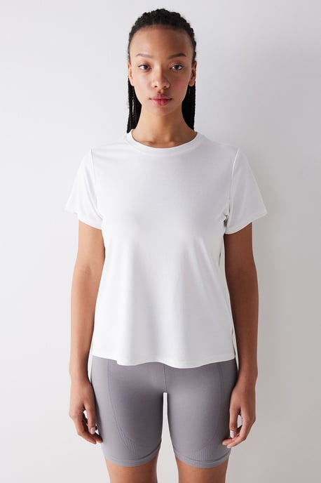Dam T-shirt med rundhals och kort ärm - Image 3