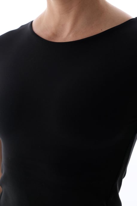 Ärmlös Crew Neck Stickad T-Shirt - Image 6