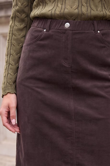 Corduroy A-Line Skirt - Image 4