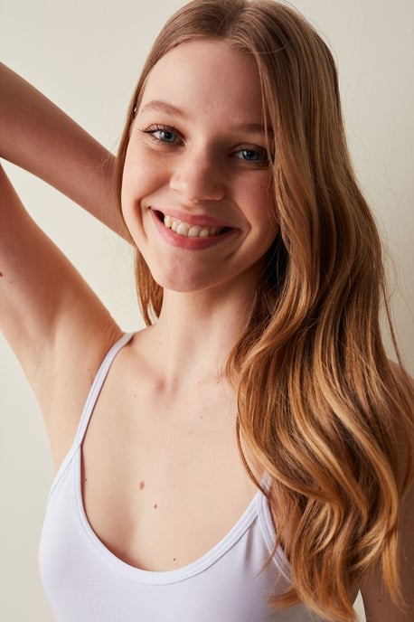 Fittad bomullsblandning linne - Image 3