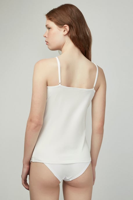 Ribbade bomullsblandade linne_TOP - Image 2