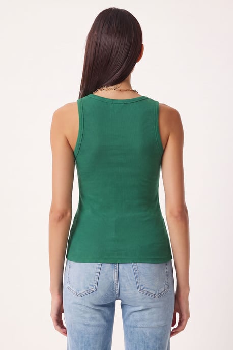 Fitted U-hals Gebreide 2-Pack Tanktop - Image 5