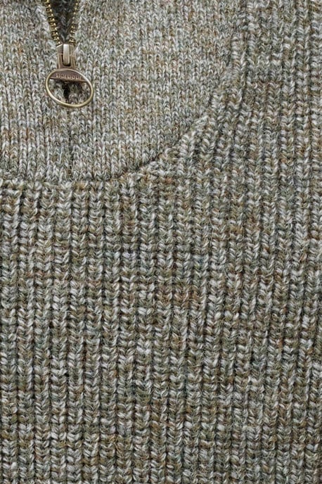 Trui Barbour half zip groen gemeleerd - Image 3