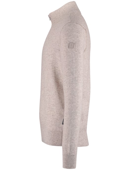 State of Art half zip trui beige gemêleerd - Image 4