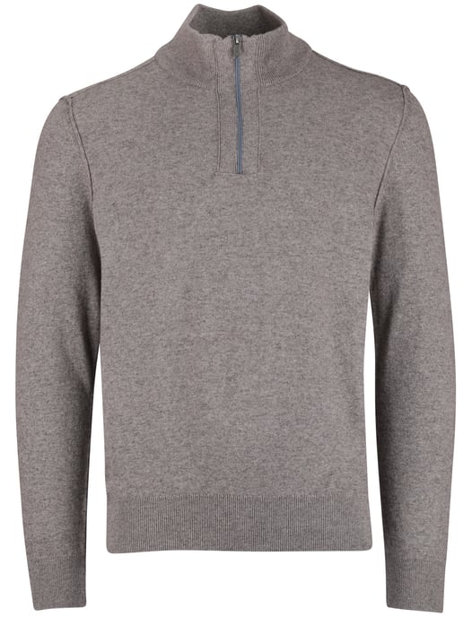 State of Art half zip trui beige gemêleerd - Image 3