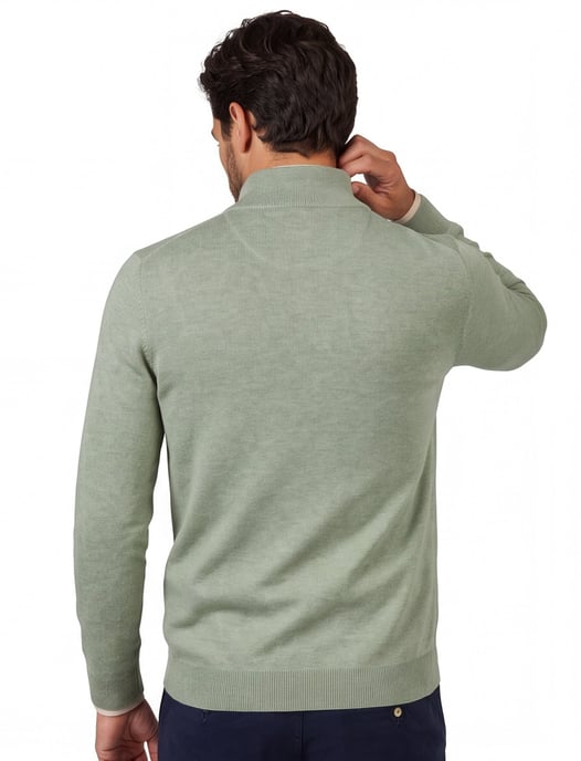 Casa Moda groene pullover effen wijde fit - Image 2