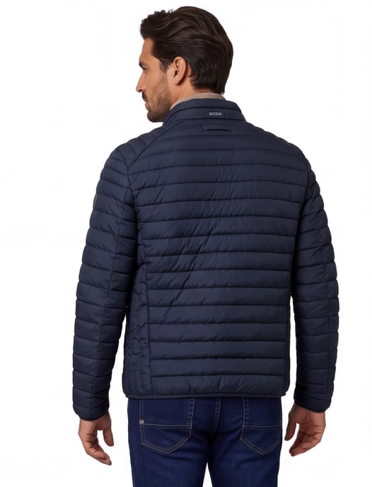 Gewatteerde jas Casa Moda donkerblauw warm - Image 2