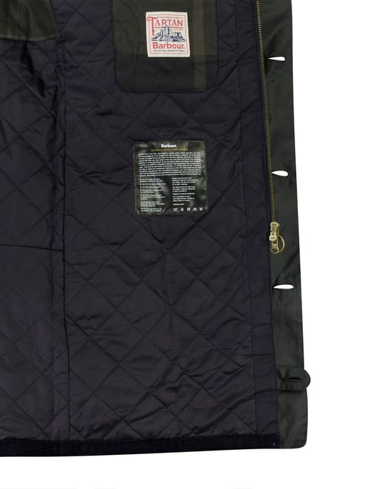 Wax jas Barbour donkerblauw - Image 3