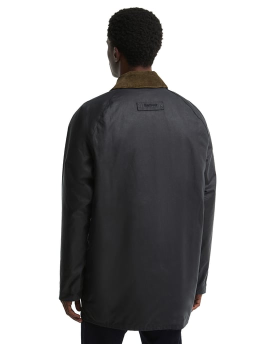 Wax jas Barbour Beaufort donkerblauw katoen - Image 2