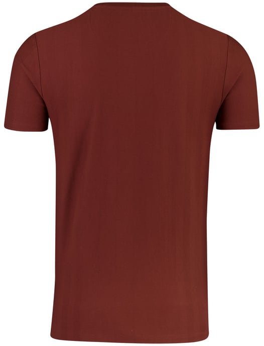 T-shirts State of Art bruin visgraatpatroon donker oud roze - Image 2