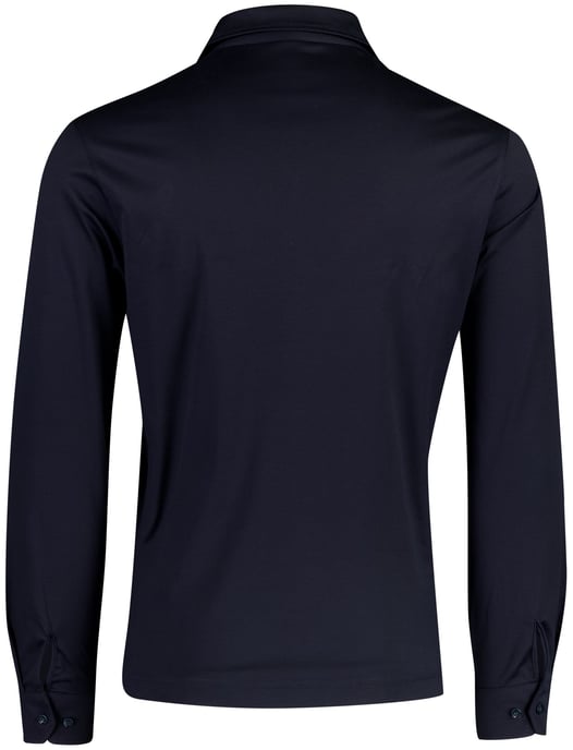 Poloshirt Desoto donkerblauw katoen - Image 3