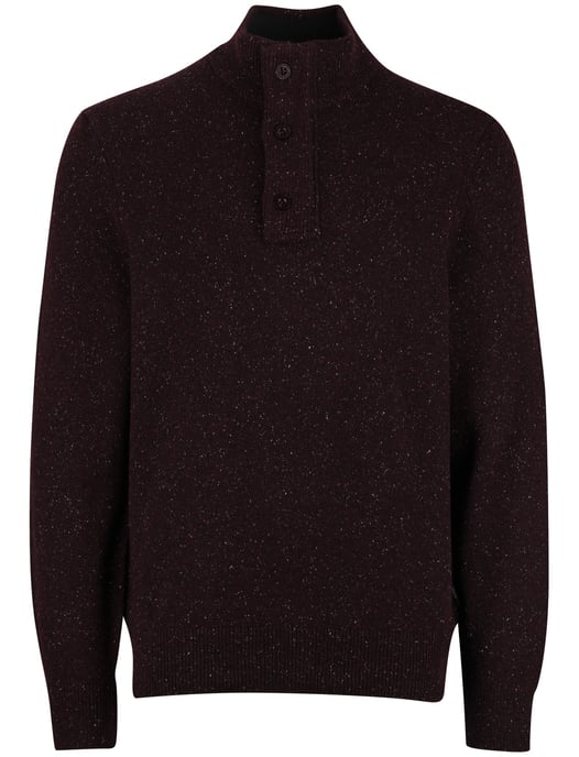 State of art bordeaux trui half zip wijde fit - Image 3