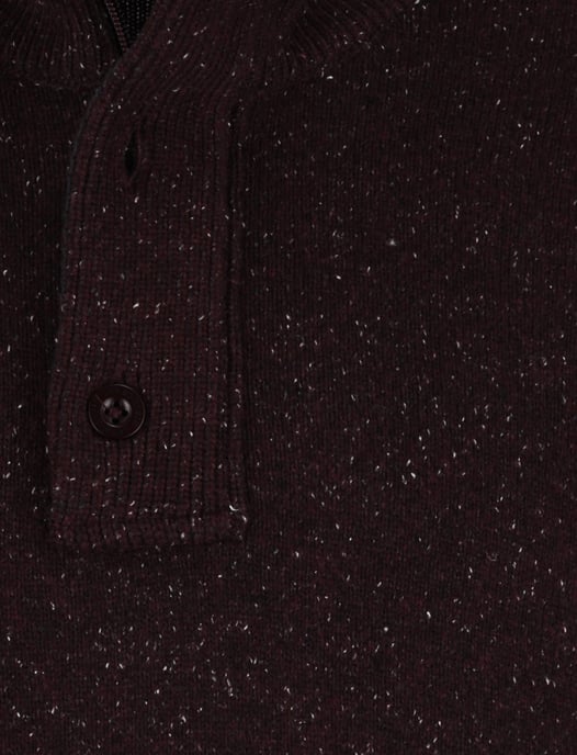 State of art bordeaux trui half zip wijde fit - Image 4