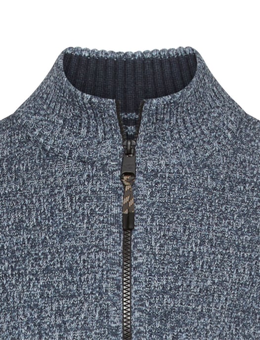 trui Camel Active half zip blauw katoen - Image 3