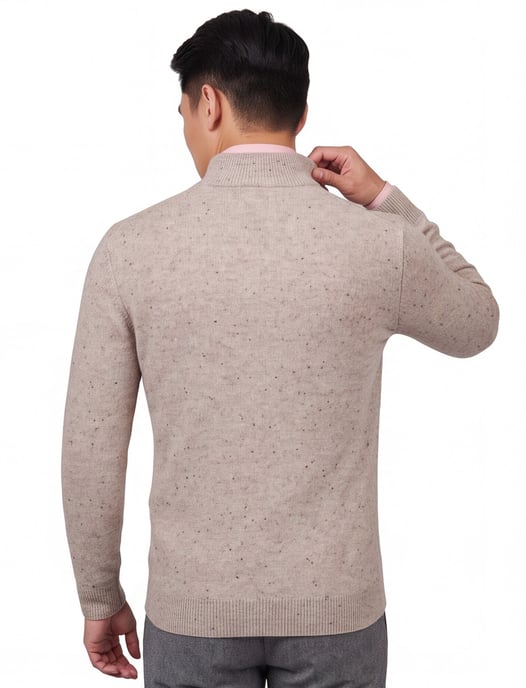 trui Barbour grijs wol gemeleerd - Image 2