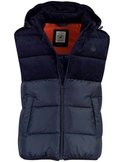 Bodywarmer A Fish Named Fred donkerblauw puffer - Image 1