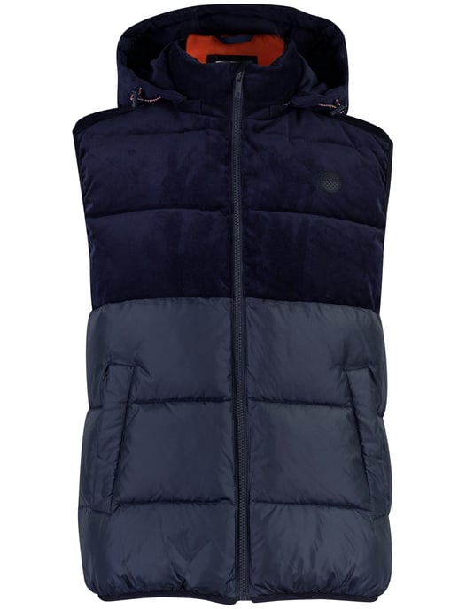 Bodywarmer A Fish Named Fred donkerblauw puffer - Image 3