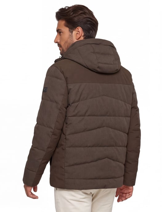 tussenjas Camel Active donkerbruin met borstzak - Image 2