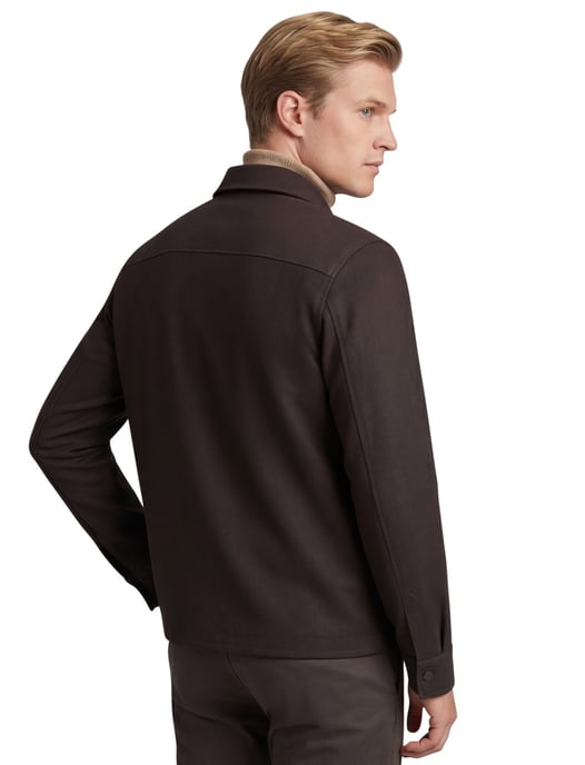Overshirt Blue industry bruin - Image 2