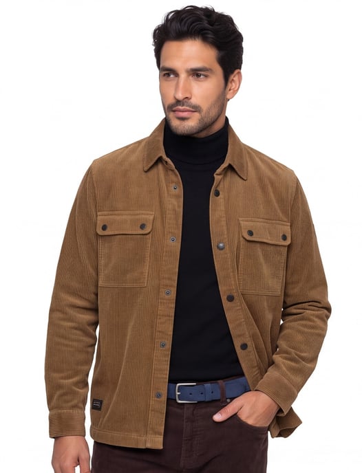 Overshirt Camel Active camel rib - Image 1