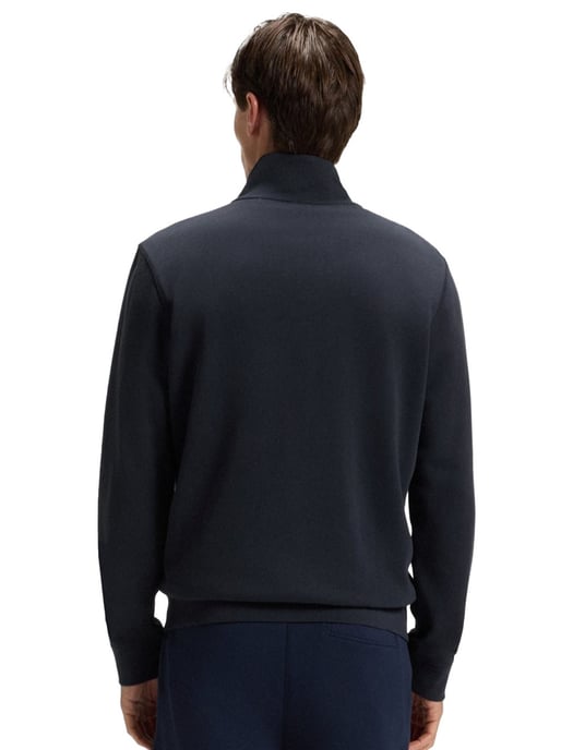 katoenen vest Boss Zestart effen donkerblauw - Image 2