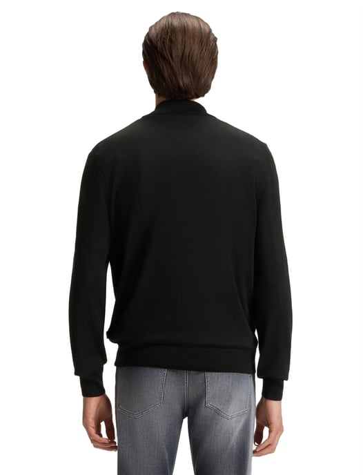 Boss Black trui half zip effen zwart normale fit - Image 2