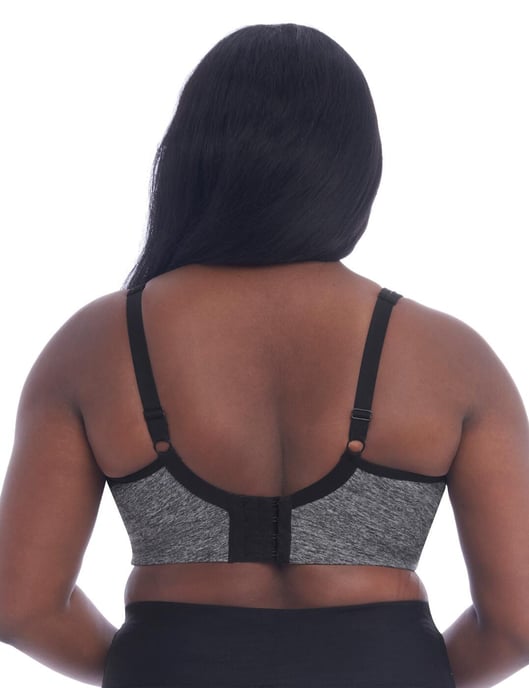 Goddess Sports Non Wired Sports Bra - Pewter Heather - Image 2