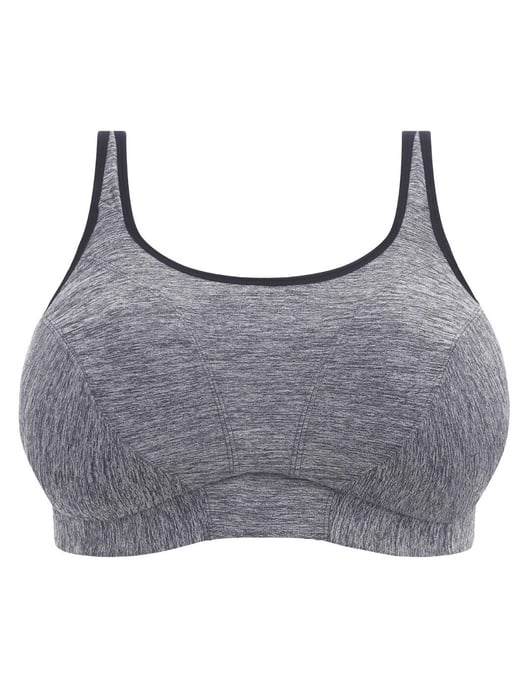 Goddess Sports Non Wired Sports Bra - Pewter Heather - Image 3