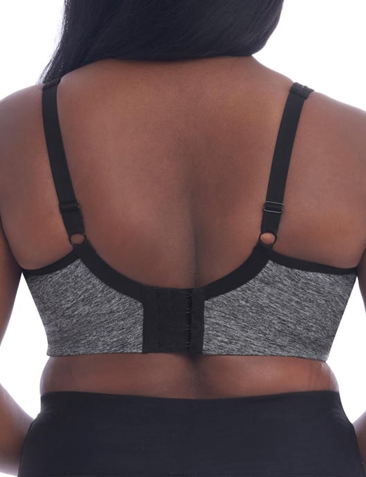 Goddess Sports Non Wired Sports Bra - Pewter Heather - Image 5