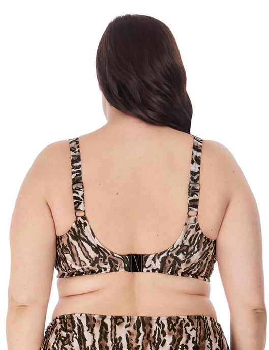 Elomi Fierce Crop Bikini Top - Black - Image 2